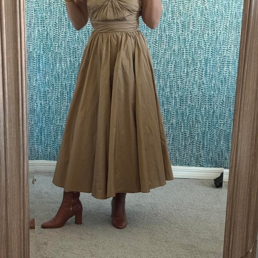 Liu Jo Made in Italy Beige strapless Dress size xsmall